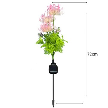 СИД СОЛНЕЧНАЯ САДОВАЯ ЛАМПА SPIDER LILY LYCORIS AMARYLLIS 72 см