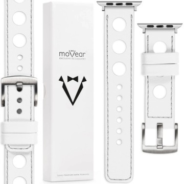 Kožený řemínek pro Apple Watch 10 9 8 7 6 5 4-1 Se 42-40 mm Movear