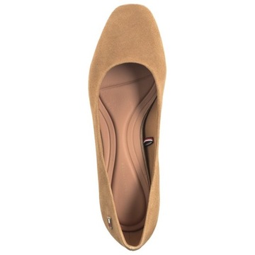 Buty Czółenka Zamszowe Damskie Tommy Hilfiger Suede Khaki