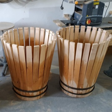 Деревянный шкаф-бочка - мини-бар - бар-бочка