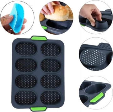 8 Шт. SILICONE BAKING INSERTS PERFECT BAKING MOLD