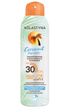 Kolastyna Sucha mgiełka ochronna, Coconut Paradise SPF 30