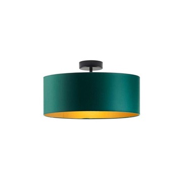 NOWOCZESNY PLAFON SUFITOWY 40 CM BELLA GOLD CZARNY