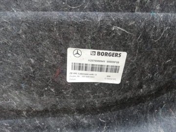 ОБЛИЦОВКА БАГАЖНИКА E-CLASS W207 КУПЕ 15 лет