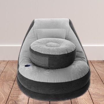 Поуф -сад, солнечный в надувном кресле на пляжном саду с подвеской, сплошной пуф