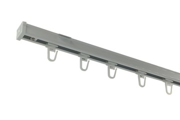 КАРКАС ДЛЯ ШТОР ПОТОЛОЧНЫЙ рейка одинарный ТИП M алюминий 300см