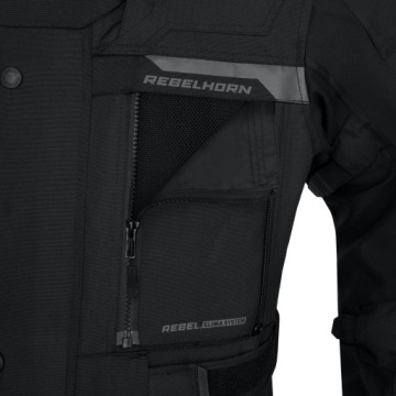 Текстильная куртка REBELHORN CUBBY IV ЧЕРНАЯ БЕСПЛАТНО