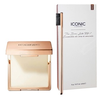 ICONIC LONDON BROWN SILK & BRUSH JEDWAB DO BRWI CLEAR UNIVERSAL 5g