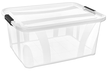 БОЛЬШОЙ ПЛАСТИКОВЫЙ КОНТЕЙНЕР пластиковый ящик 32 л для игрушек и одежды