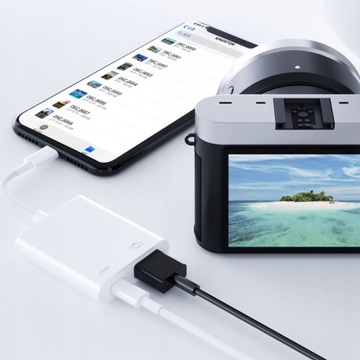OTG АДАПТЕР USB 3.0 LIGHTNING IPHONE IPAD