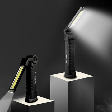 МОЩНАЯ ЛАМПА ДЛЯ МАСТЕРСКОЙ COB LED МАГНИТ USB XL