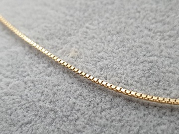 Złoty łańcuszek kostka PR. 585 W. 4,22 g DŁ. 50 cm