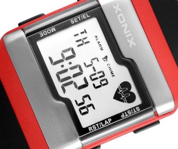 Męski Elektroniczny Zegarek z Pulsometrem XONIX