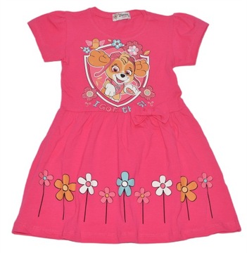 Canan bawełniana sukienka 92-98 2-3 Psi Patrol Skay bawełna Paw Patrol