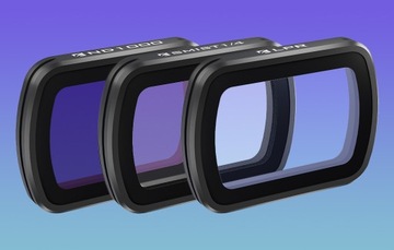 FREEWELL ZESTAW 14 FILTRÓW ND8/16/32/64/128/256/1000 DO DJI OSMO POCKET 3