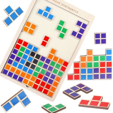 GRA LOGICZNA ZRĘCZNOŚCIOWA PUZZLE TETRIS KLOCKI