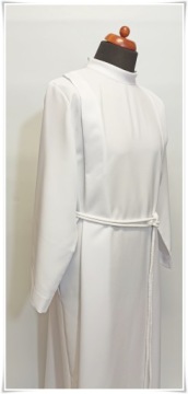 Воротник-стойка стрейч Alba, молния сбоку, 176 см.