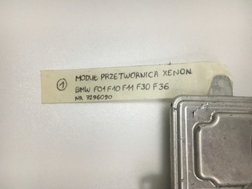 BMW F01 F10 F11 F30 F36 MĚNIČ XENON 7296090