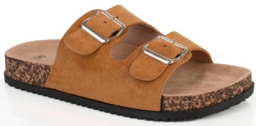 ТАПОЧКИ С ВЕРБЛЮЖЬИМИ ПРЯЖКАМИ НА ПРОБКЕ 36