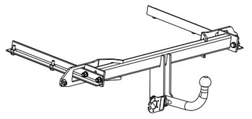 1800KG-75KG ZAŘÍZENÍ(HÁK) TÁŽNÝ DO OPEL ASTRA 4 J IV KOMBI SPORTS TOURER 2011-15