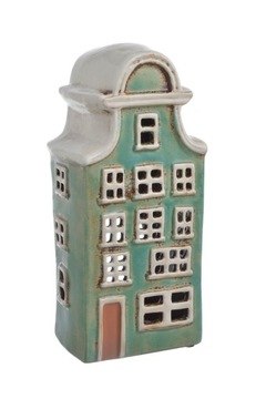 КЕРАМИЧЕСКИЙ ФОНАРЬ ДЛЯ ДОМОВ ПОДСВЕЧНИК ГЛАЗУРНАЯ КЕРАМИКА