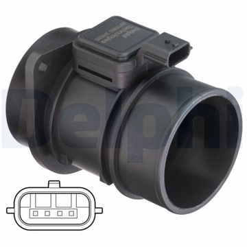 DELPHI AF10653-12B1 VÁHA VZDUCHU HMOTA VZDUCHU