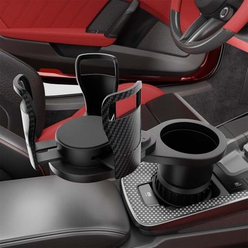 АВТОМОБИЛЬНЫЙ ДЕРЖАТЕЛЬ ДЛЯ НАПИТКОВ ВРАЩАЮЩИЙСЯ НА 360° 2В1 С ПРОТИВОСКОЛЬЗЯЩИМ КОВРИКОМ