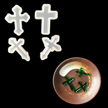 4 . Крест DIY силиконовая форма подвеска для