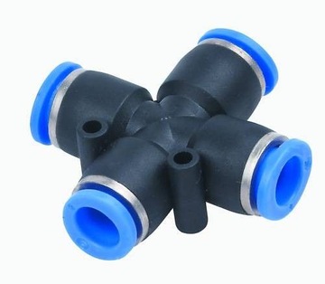 czwórnik PZA08 złączka wtykowa wąż 8mm
