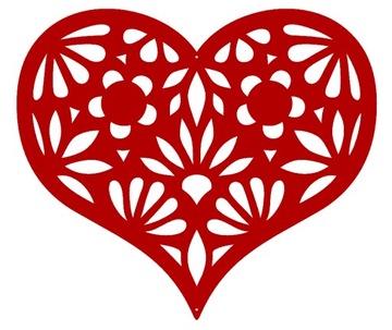 ДЕТСКАЯ ШТОРКА ДЛЯ ДЕВОЧКИ сердечки 500х145