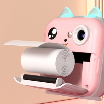 ДЕТСКАЯ МГНОВЕННАЯ КАМЕРА DRUKUŚ С КАРТОЙ 32 ГБ + 3 РОЛИКА