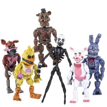 6 SZT ZESTAW FIGUREK FIVE NIGHTS AT FREDDY'S FNAF