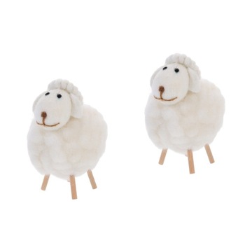 Фетровая овечья кукла, поделки в виде животных, плюшевая овечья древесина