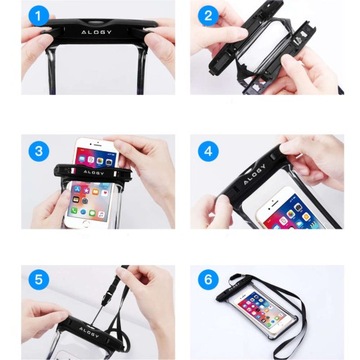 ЧЕХОЛ x2 ALOGY ВОДОНЕПРОНИЦАЕМЫЙ IPX8 ДЛЯ ТЕЛЕФОНА КАЯК ДЛЯ БАССЕЙНА