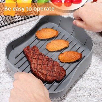 Силиконовая вставка для фритюрницы. Многоразовая квадратная вставка