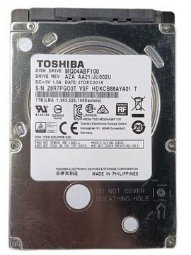 DYSK TWARDY HDD TOSHIBA 1TB 2,5