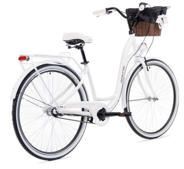 Rower miejski GOETZE 28 3b ALU+kosz LEKKA DAMKA