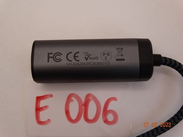 Адаптер RAMPOW RJ45 Thunderbolt 3.0 C