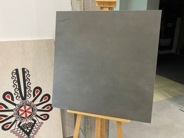 gres płytka szara beton 80x80 gpt