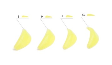 СИЛИКОНОВЫЕ ВАЛИКИ ДЛЯ ЛАМИНИРОВАНИЯ РЕСНИЦ YELLOW WONDER