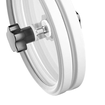 Klips do czyszczenia zacisków Record Cleaner Uchwyt do czyszczenia płyt od 7 do 12 cali, biały