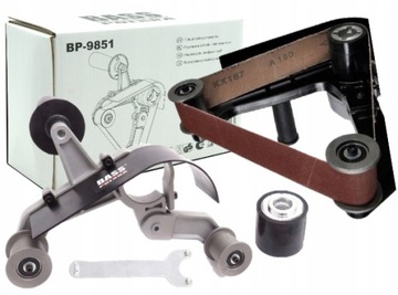 SLIFIERKA TASMOWA POLERKA PRZYSTAWKA DO RUR PORĘCZY NA SZLIFIERKĘ KĄTOWĄ