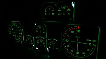 LANCIA DELTA EVO KOTOUČE PŘÍSTROJOVÁ DESKA INDIGLO VZOR 2