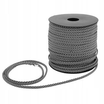4MM LINKA KEMPINGOWA PARACORD SURVIVAL SZARY