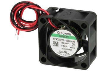 WENTYLATOR 40x40x20mm 24V DC 0,68W 21dB 25mA Sunon