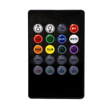 OŚWIETLENIE LED WNĘTRZA AUTA POJAZDU RGB USB PILOT