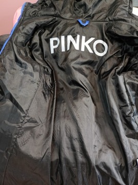 Pinko płaszcz puchowa pikowana kurtka lakierowana bardzo lekka 42