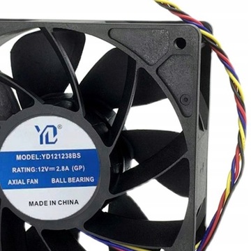 Вентилятор Antminer Bitmain 12 В 4-контактный ШИМ YD12038HB
