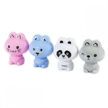 Школьная точилка с фигурой животных Kidea Mix Colors