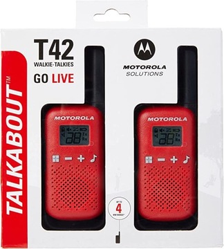 MOTOROLA T42 GO LIVE PMR WALKWAY 4 шт. 4 км